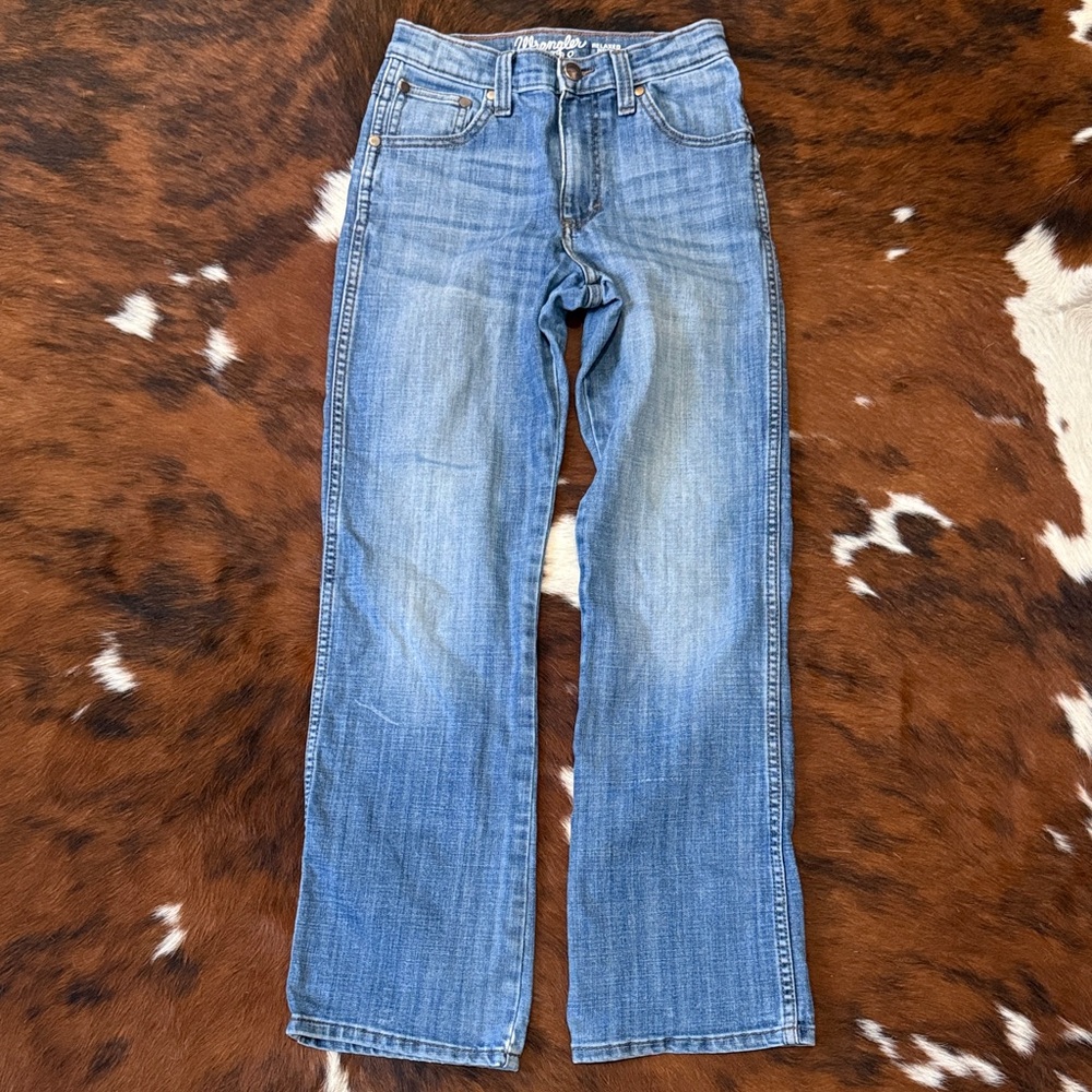 Wrangler Retro Boys Relaxed Fit Jeans 14 Slim, adjustable waist